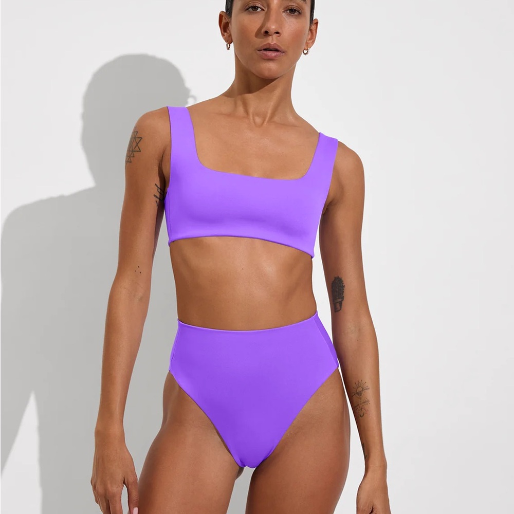 Left On Friday Bold Purple Bikini